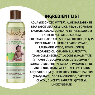 Nourishing Baby Skin & Hair Cleanser - Oatmeal & Aloe
