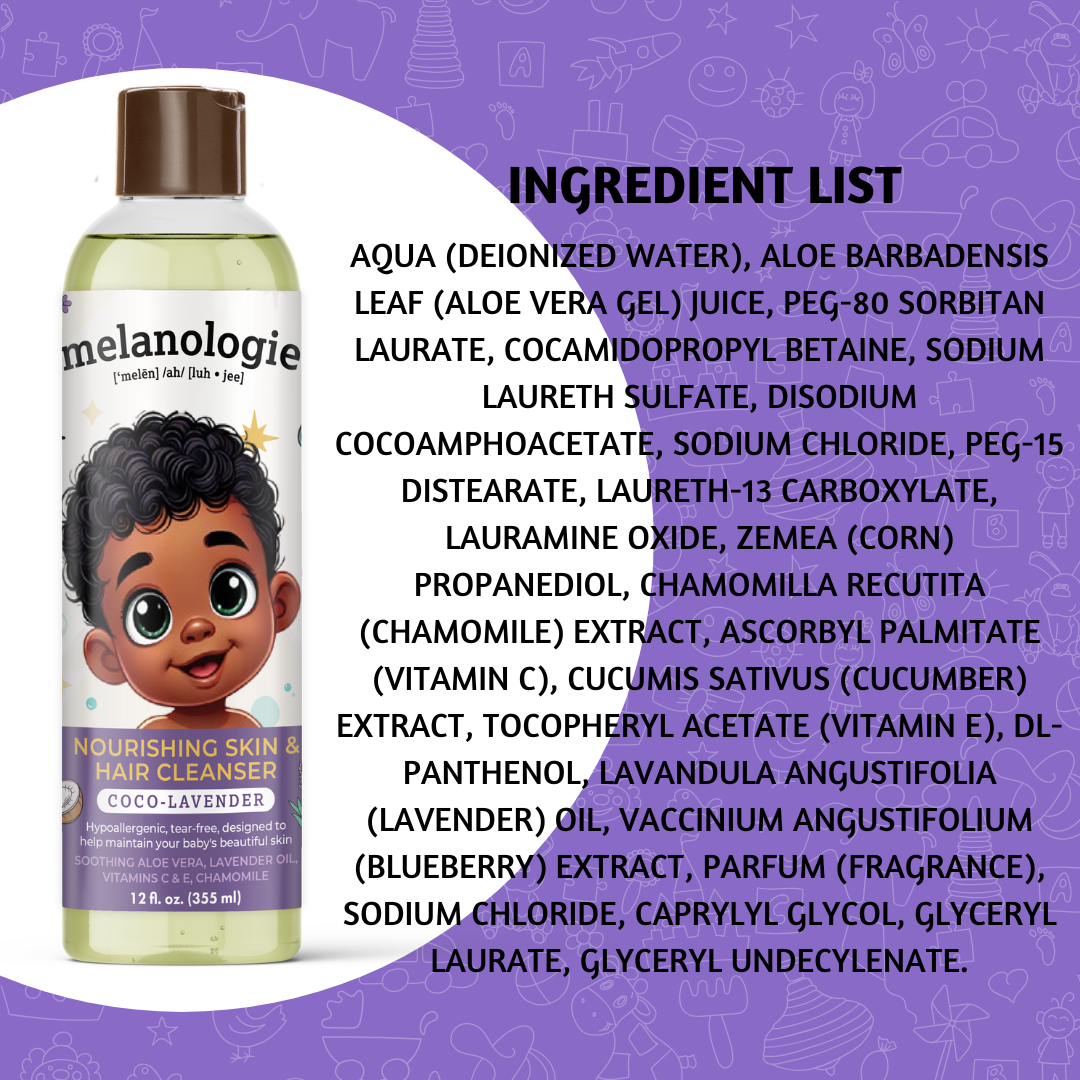 Nourishing Baby Skin & Hair Cleanser - Coco Lavender