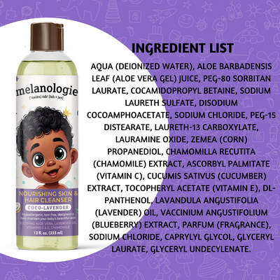 Nourishing Baby Skin & Hair Cleanser - Coco Lavender