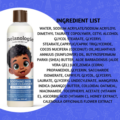Soothing Baby Skin & Hair Cleanser - Eczema Relief