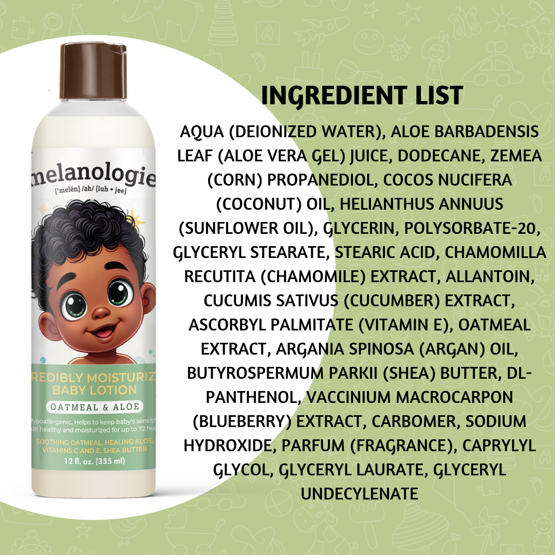Incredibly Moisturizing Baby Lotion - Oatmeal & Aloe