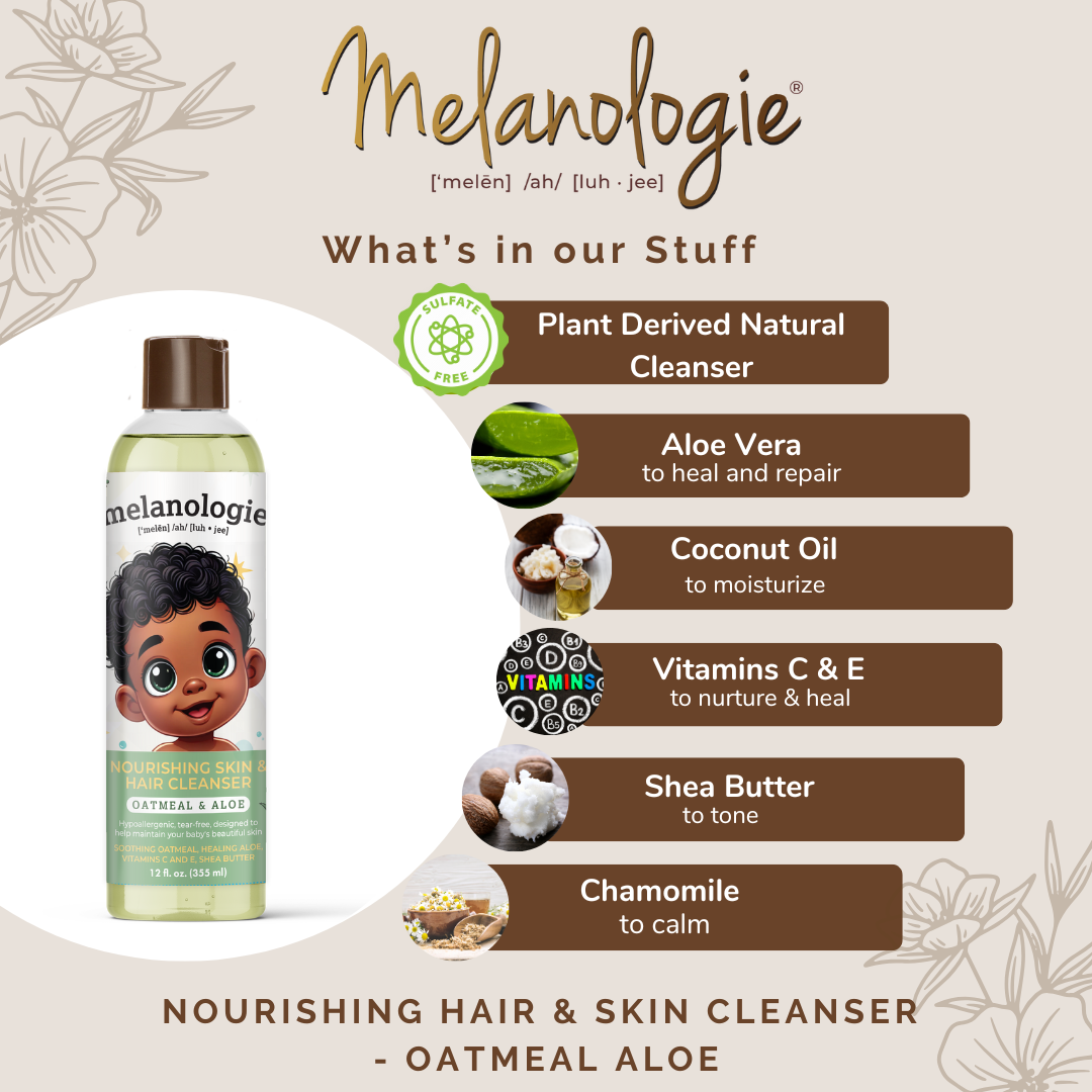 Nourishing Baby Skin & Hair Cleanser - Oatmeal & Aloe