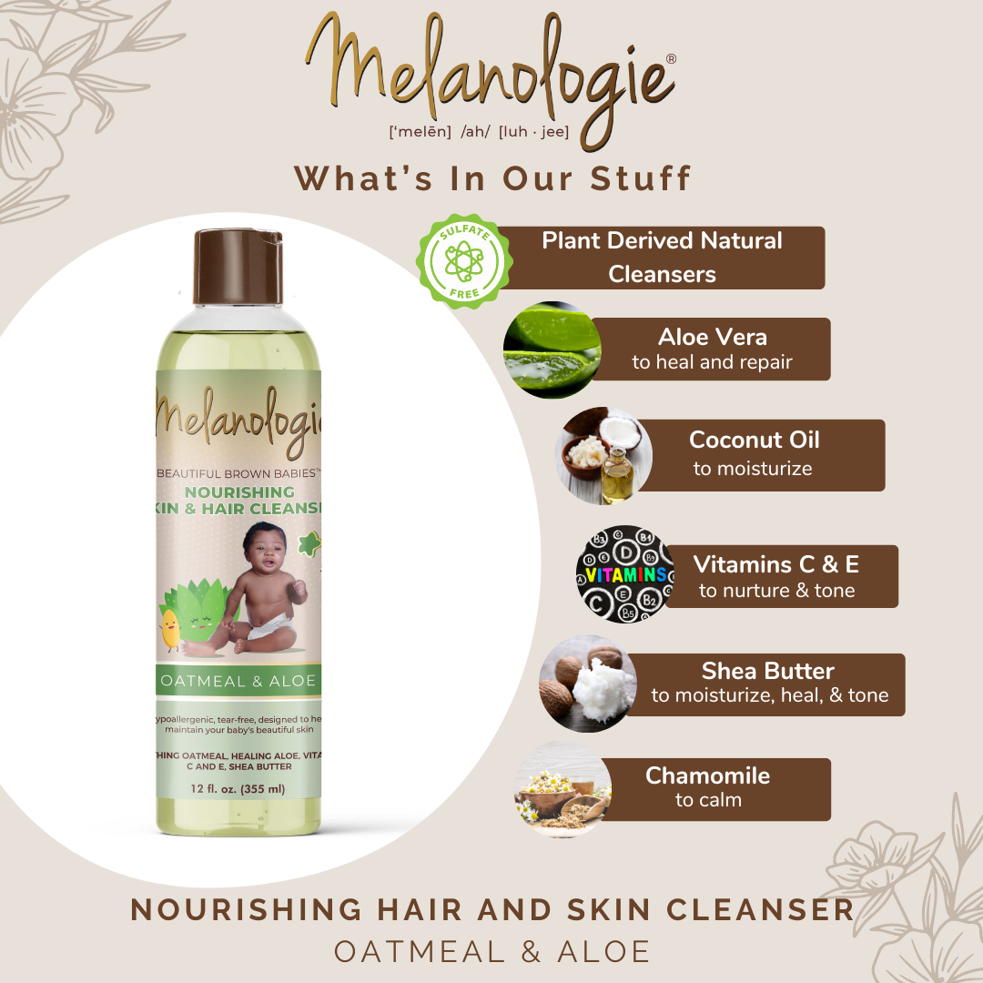 Nourishing Baby Skin & Hair Cleanser - Oatmeal & Aloe